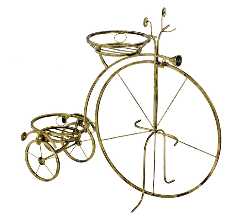 Blumenständer aus Metall im Fahrrad Design Modell 132