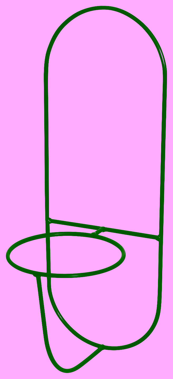 Wand Blumenständer aus Metall - ELLIPSE Modell 560
