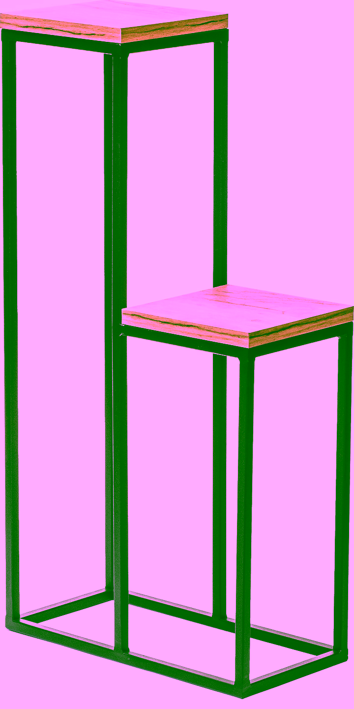Multifunktionsständer, Blumenbeet 2 Eiche Craft Modell 666