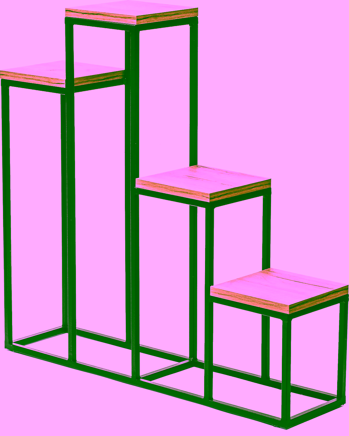 Multifunktionsständer, Blumenbeet 4-tlg. Eiche Craft Modell 669