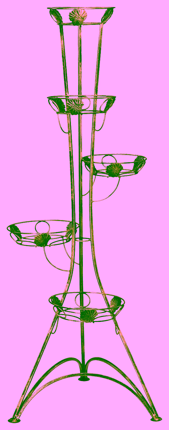 Blumenständer aus Metall im Säule Design Modell 130
