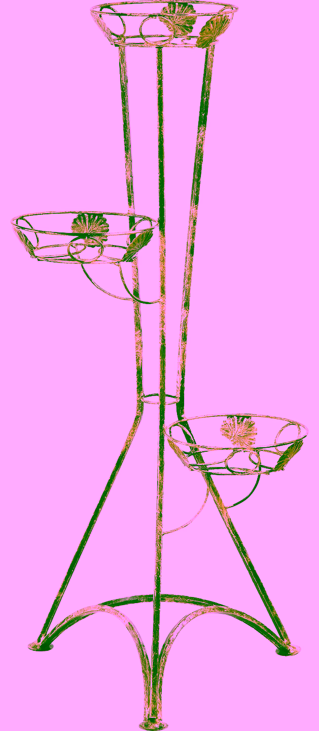 Blumenständer aus Metall im Säule Design Modell 129