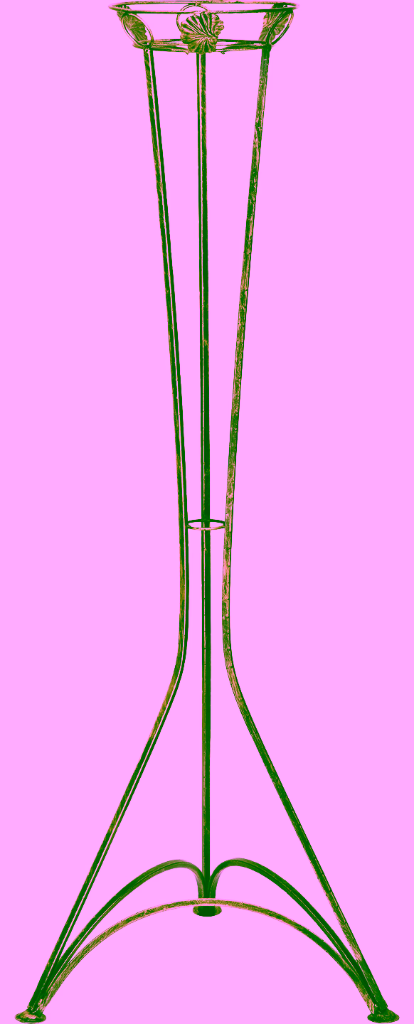 Blumenständer aus Metall im Säule Design Modell 129B