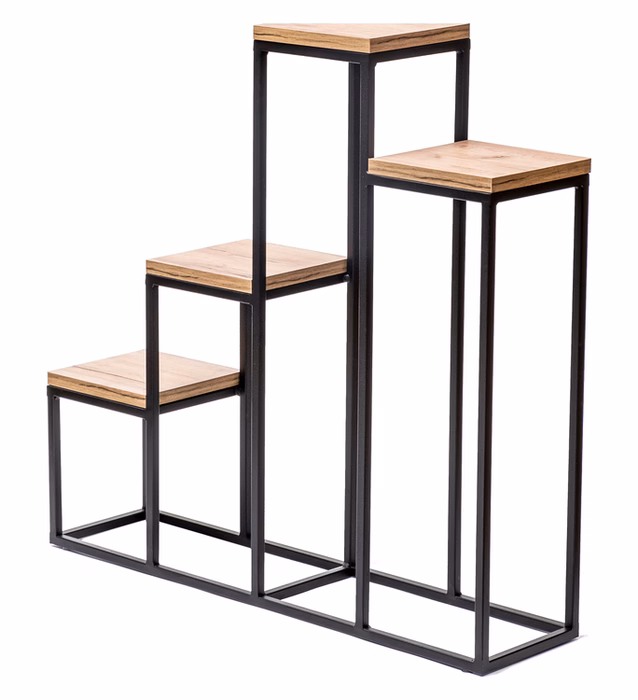 Multifunktionsständer, Blumenbeet 4-tlg. Eiche Craft Modell 669