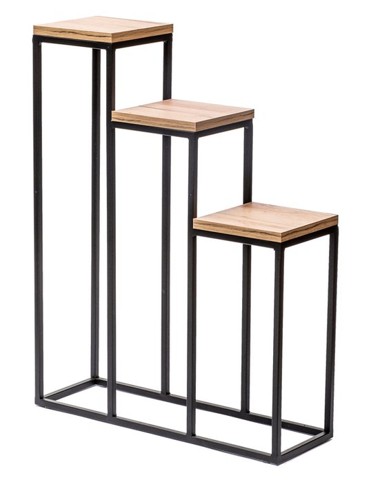 Multifunktionsständer, Blumenbeet 3 (schlank) Oak Craft Modell 668